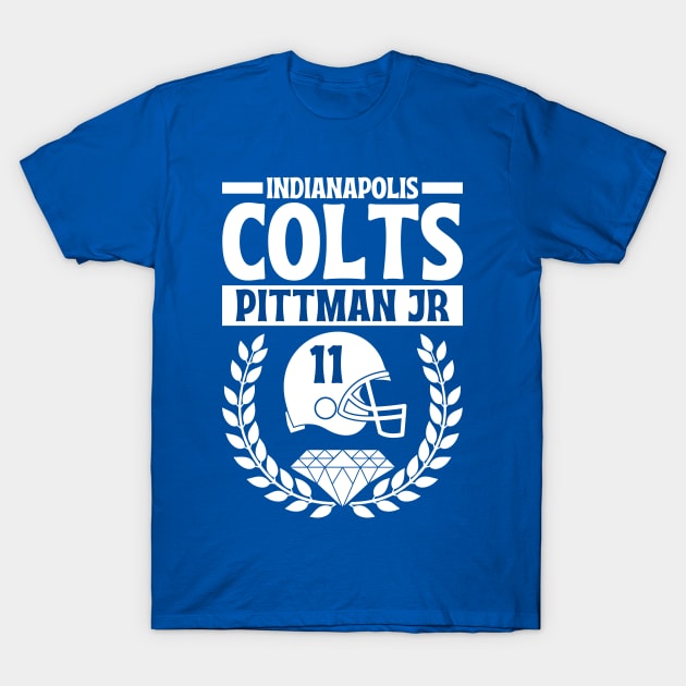 Indianapolis Colts Pittman Jr 11 American Football T-Shirt by Astronaut.co